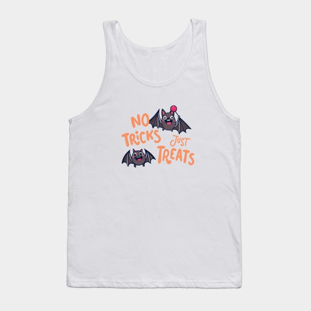 No Tricks Just Treats Tank Top by TrendyWisp